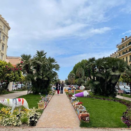 Menton Centre Vue Imprenable Sur Mer Et Jardin Bioves Bagian luar foto