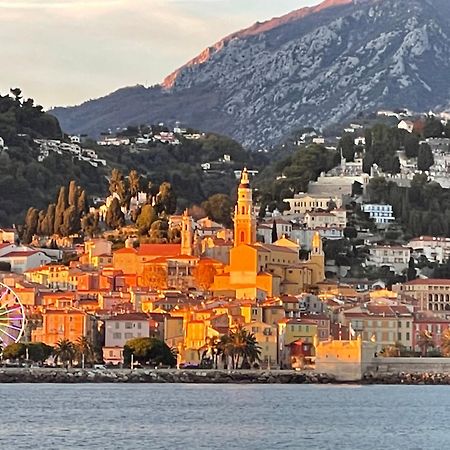 Menton Centre Vue Imprenable Sur Mer Et Jardin Bioves Bagian luar foto