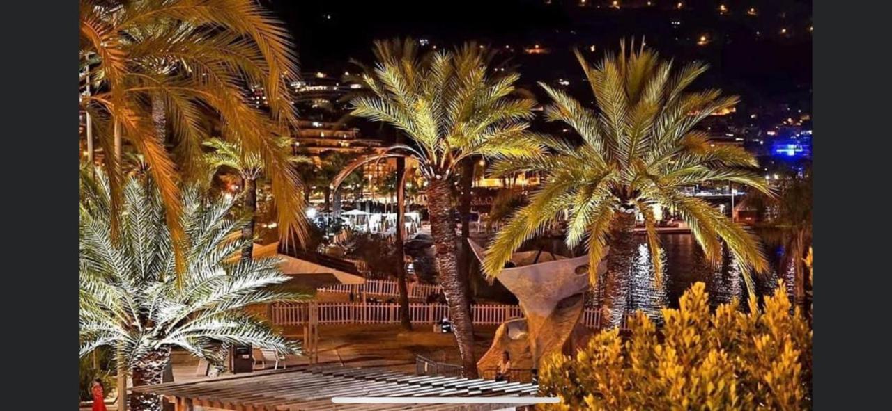 Menton Centre Vue Imprenable Sur Mer Et Jardin Bioves Bagian luar foto