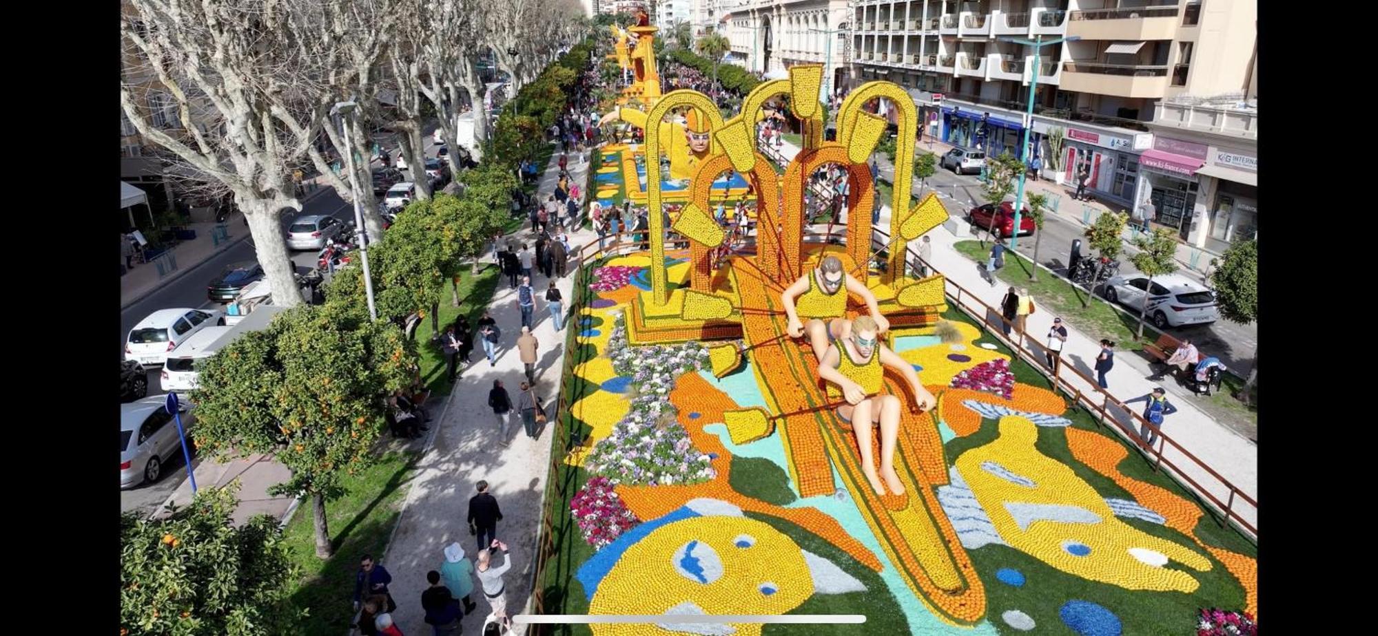 Menton Centre Vue Imprenable Sur Mer Et Jardin Bioves Bagian luar foto