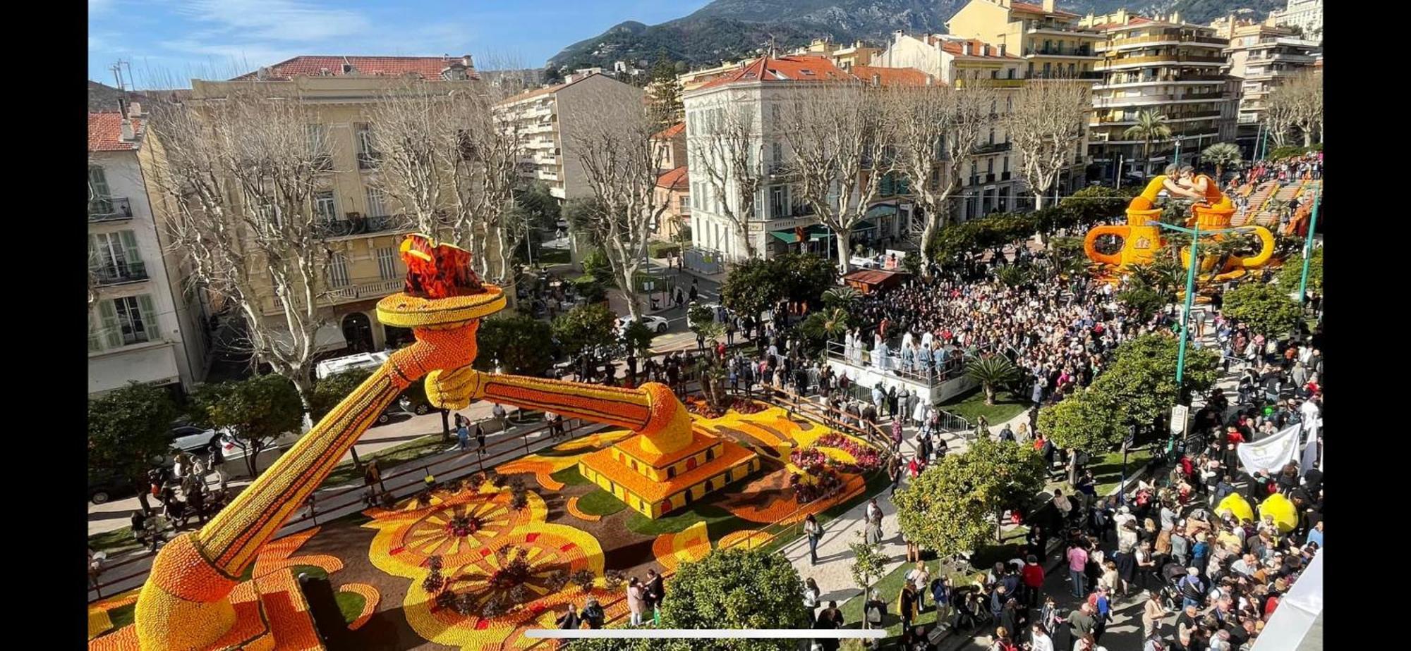 Menton Centre Vue Imprenable Sur Mer Et Jardin Bioves Bagian luar foto