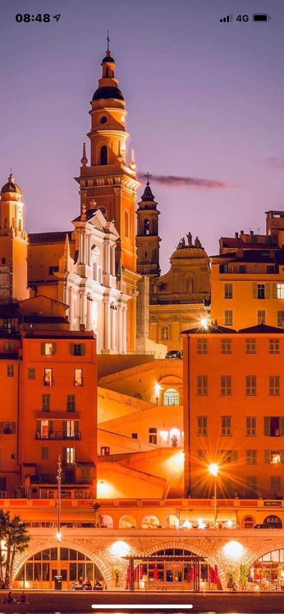 Menton Centre Vue Imprenable Sur Mer Et Jardin Bioves Bagian luar foto