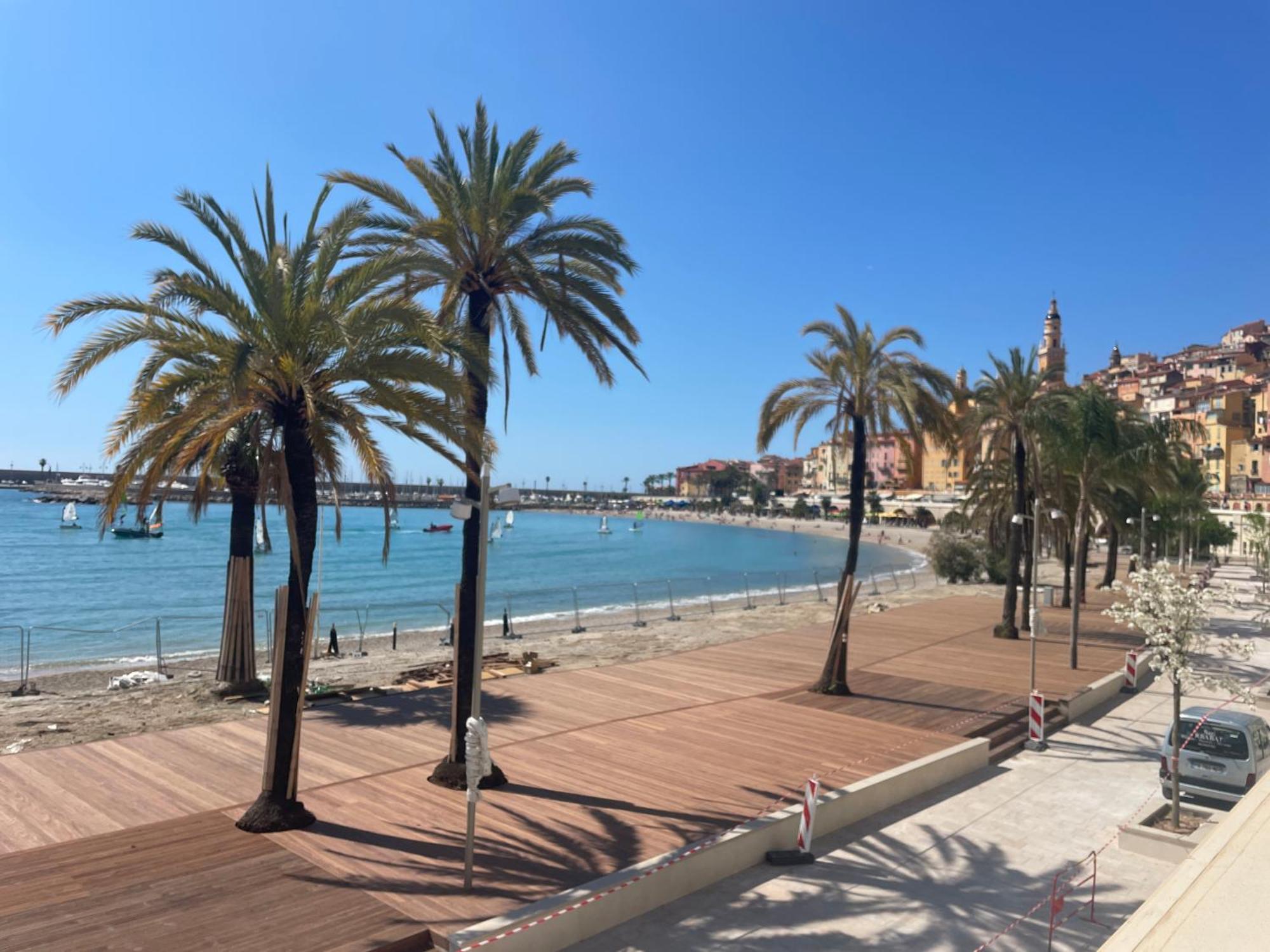 Menton Centre Vue Imprenable Sur Mer Et Jardin Bioves Bagian luar foto